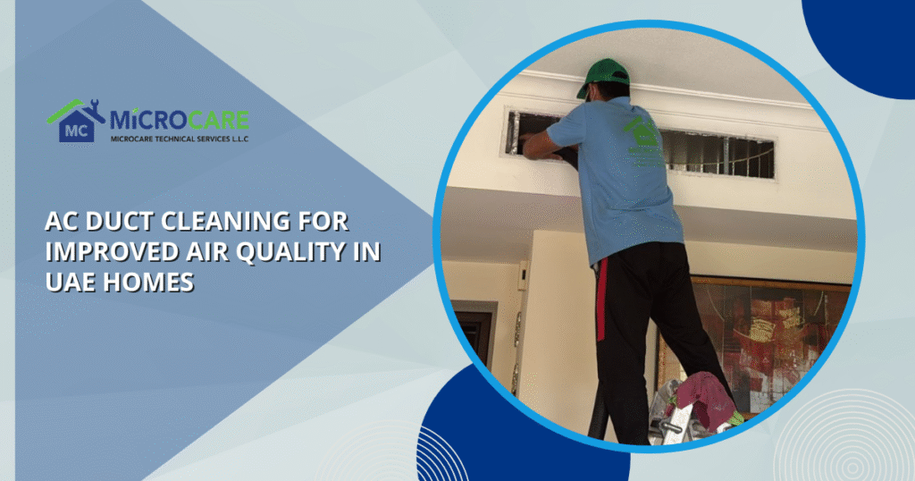 AC Duct Cleaning for Improved Air Quality in UAE Homes blog banner image