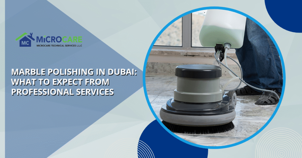 Professional marble polishing in Dubai blog banner