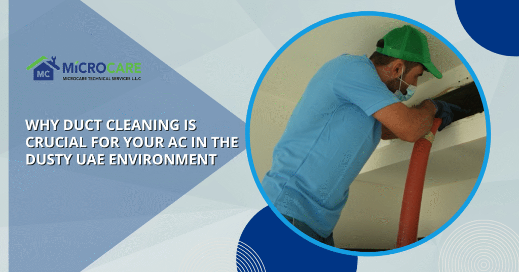 Why AC duct cleaning UAE is important blog banner image